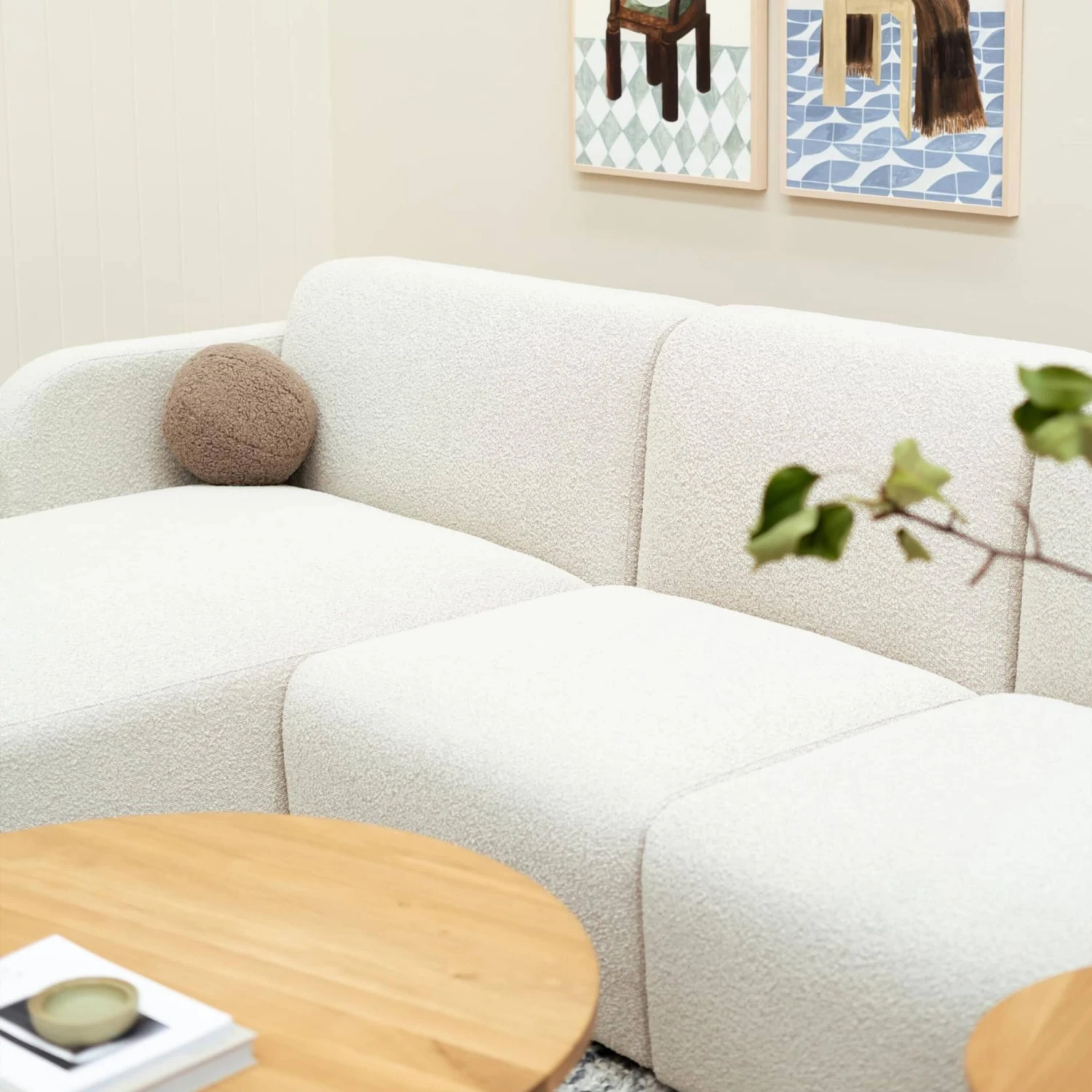 Jam Large Armless Middle Module - Copenhagen Off White - Image 7