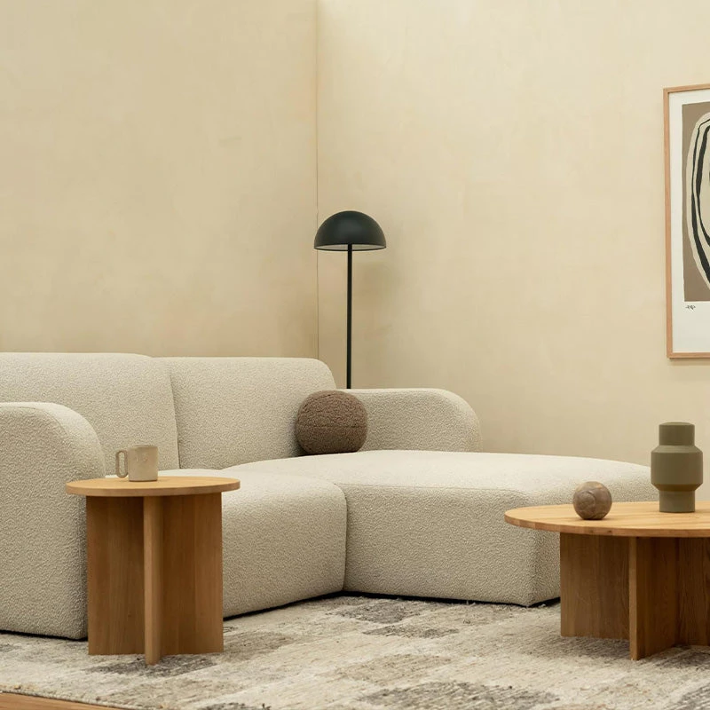 Jam Right Chaise Module - Copenhagen Biscuit - Image 4