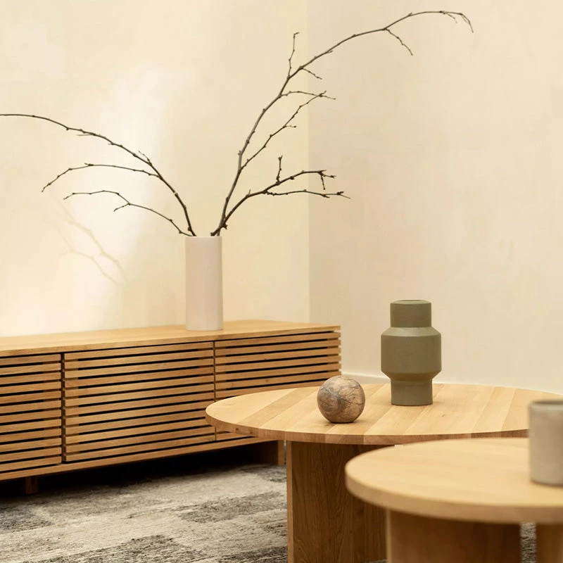 Linear Entertainment Unit 180cm - Oak - Image 6