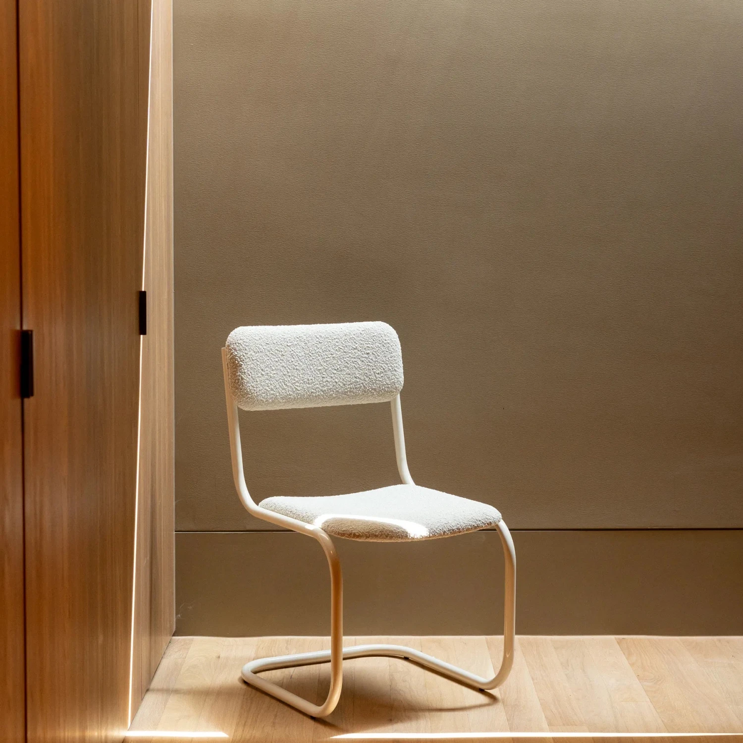 Nell Dining Chair - Copenhagen Grey / Beige - Image 6